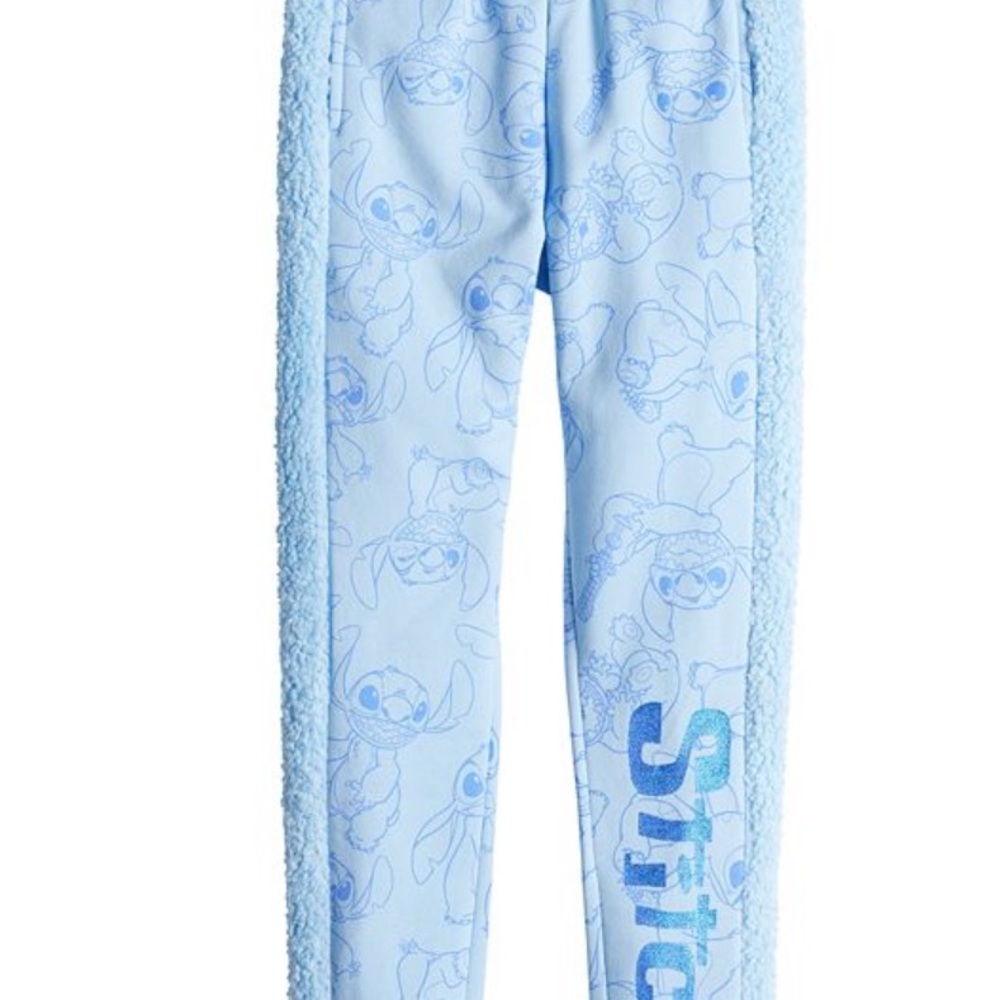 Disney Blue Stitch Kids Pajama Bottoms